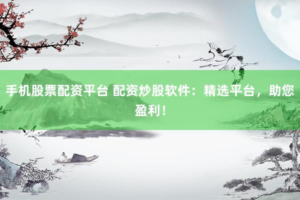 手机股票配资平台 配资炒股软件:精选平台,助您盈利!