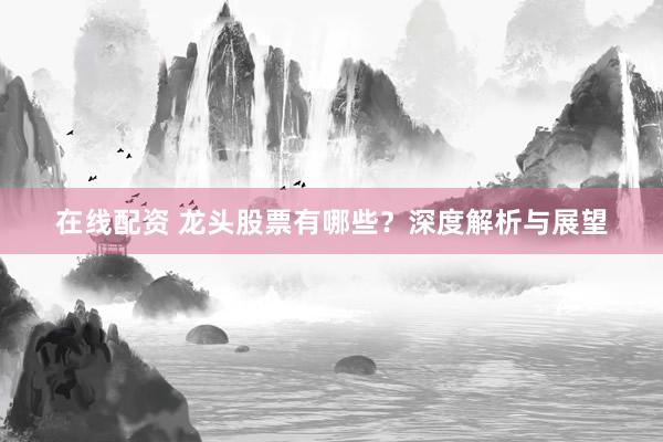 在线配资 龙头股票有哪些？深度解析与展望